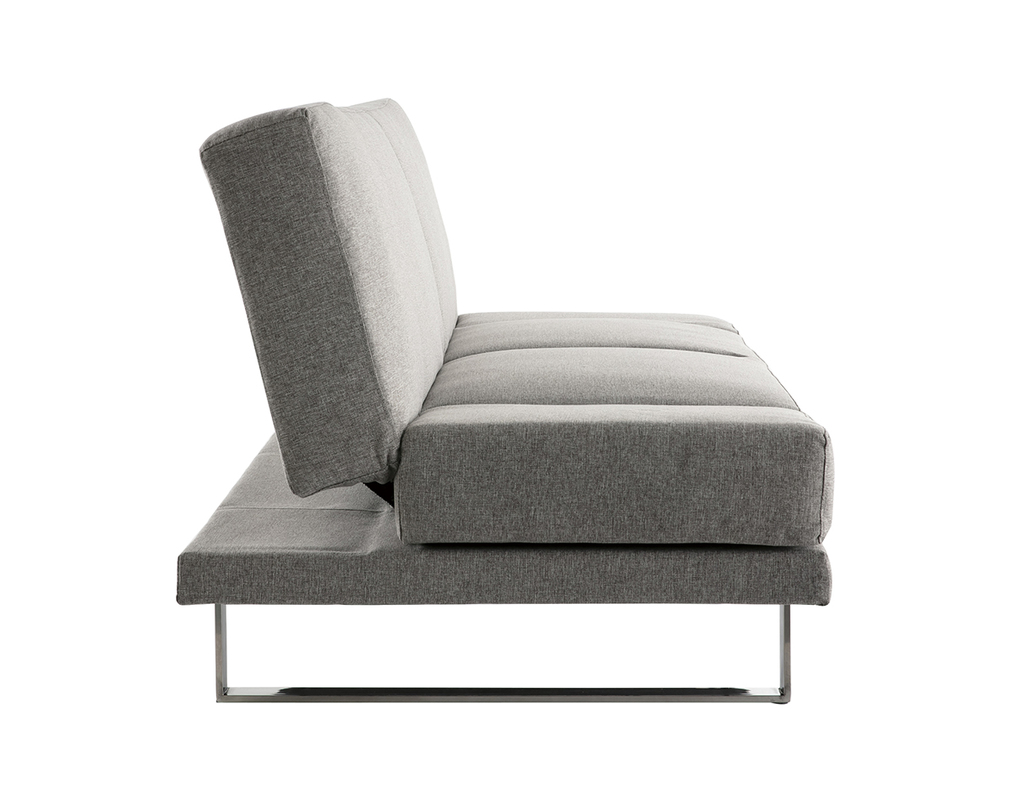 Canapé Convertible Design Gris Atlanta Miliboo