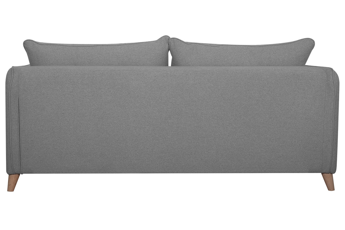 Canap convertible scandinave 3 places gris clair GUILTY