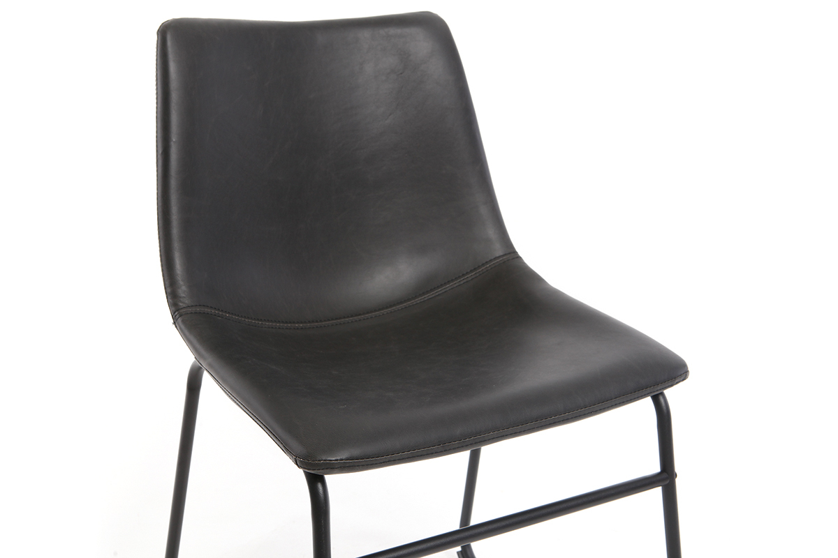 Chaise industrielle noire NEW ROCK