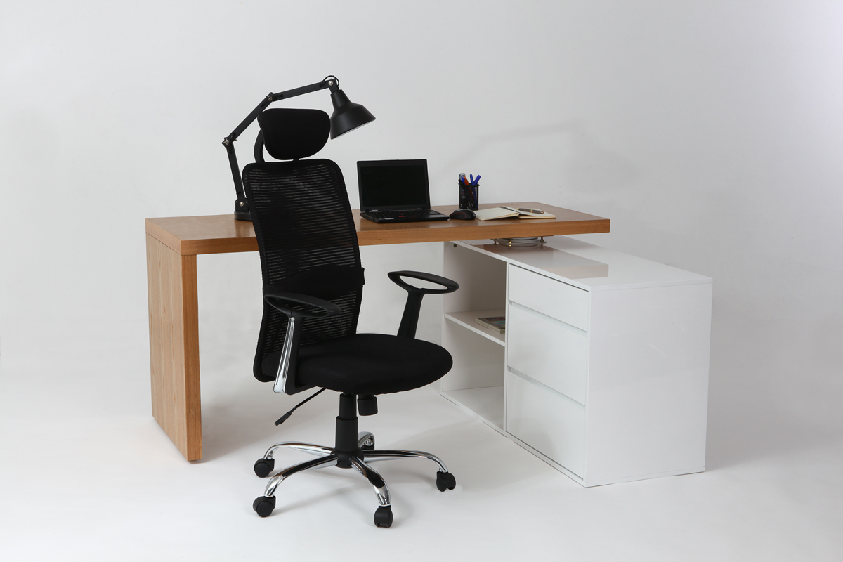 Fauteuil de bureau design noir ADAPT