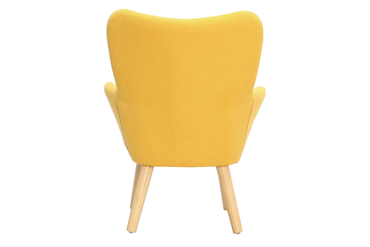 Fauteuil enfant design jaune  BABY BRISTOL