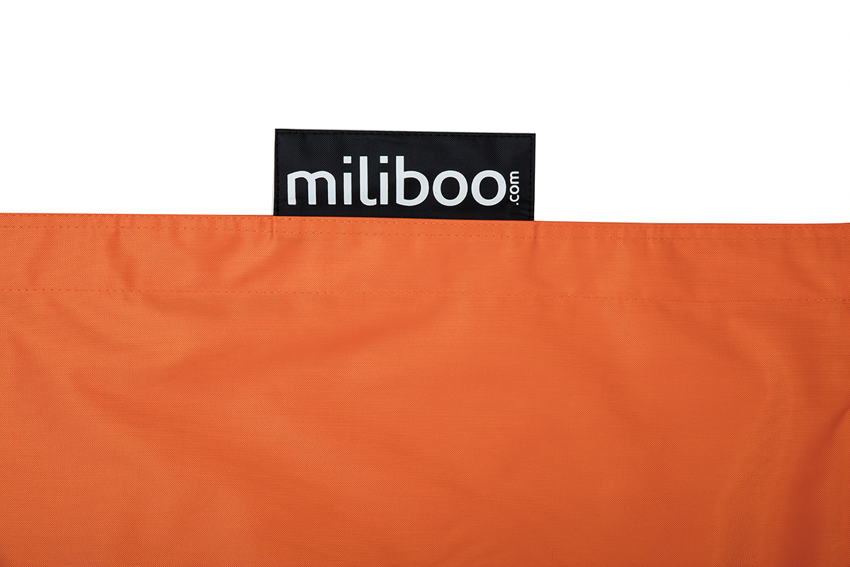 Housse de pouf gant orange BIG MILIBAG