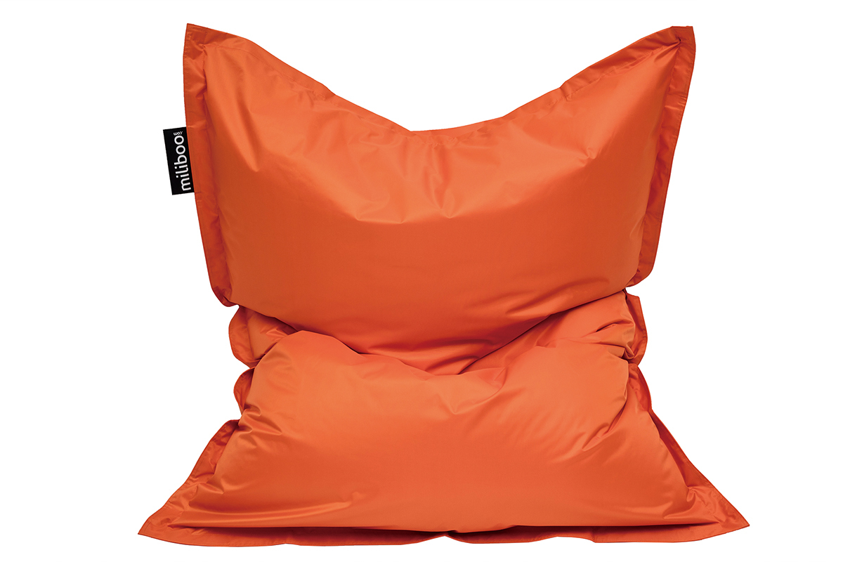 Housse de pouf gant orange BIG MILIBAG