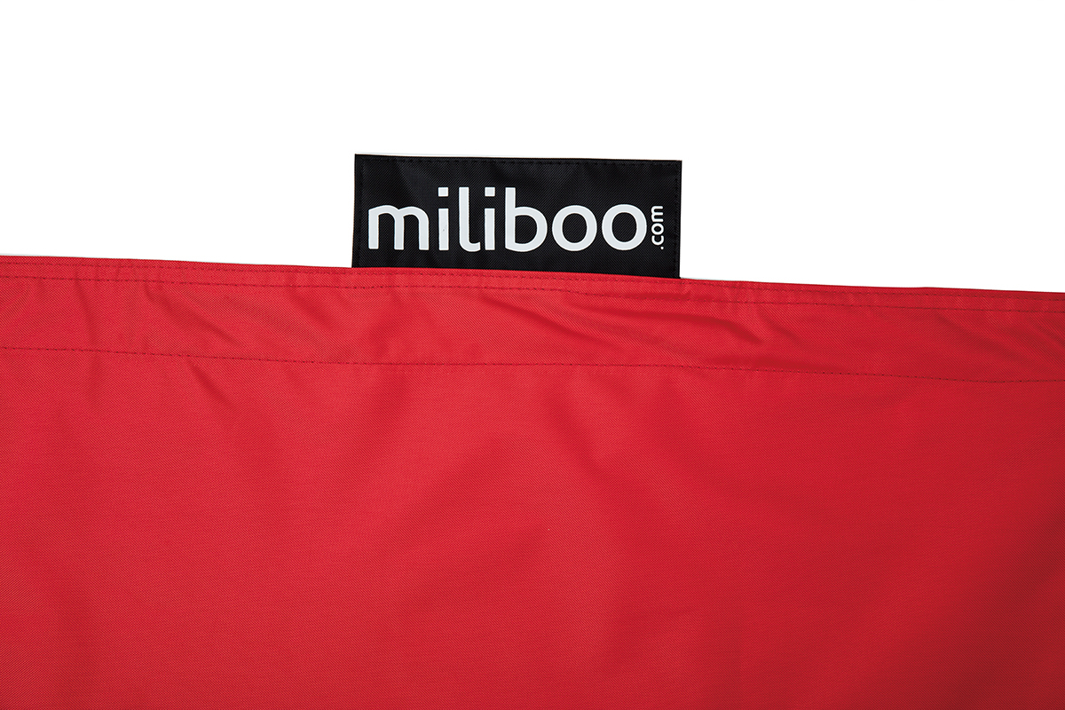 Housse de pouf gant rouge BIG MILIBAG