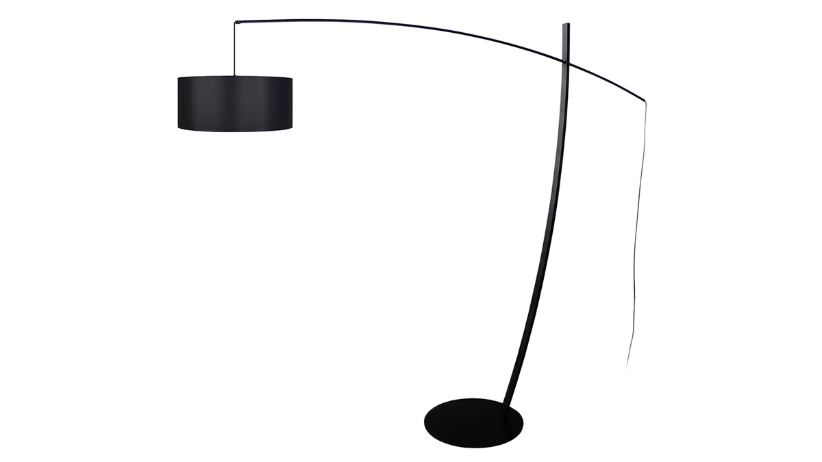 Lampe de salon moderne avec pied en arc