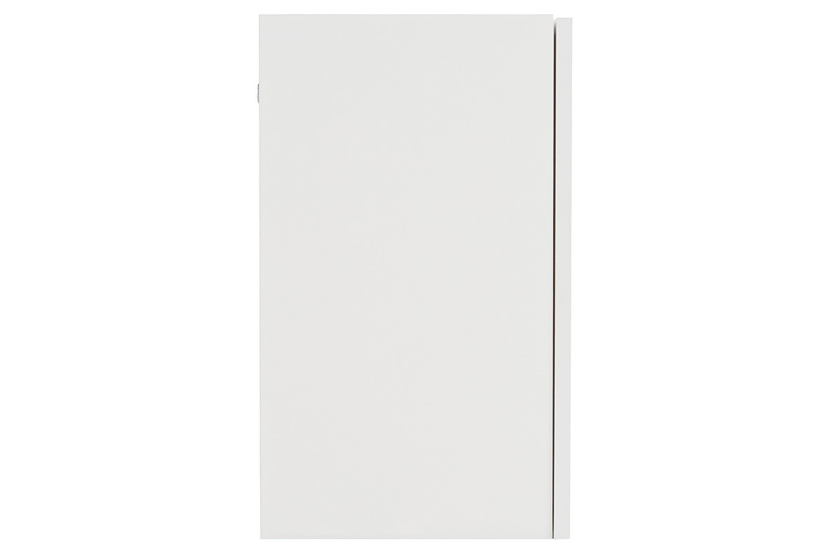 Rangement mural ferm carr finition blanc laqu brillant L55 cm ETERNEL