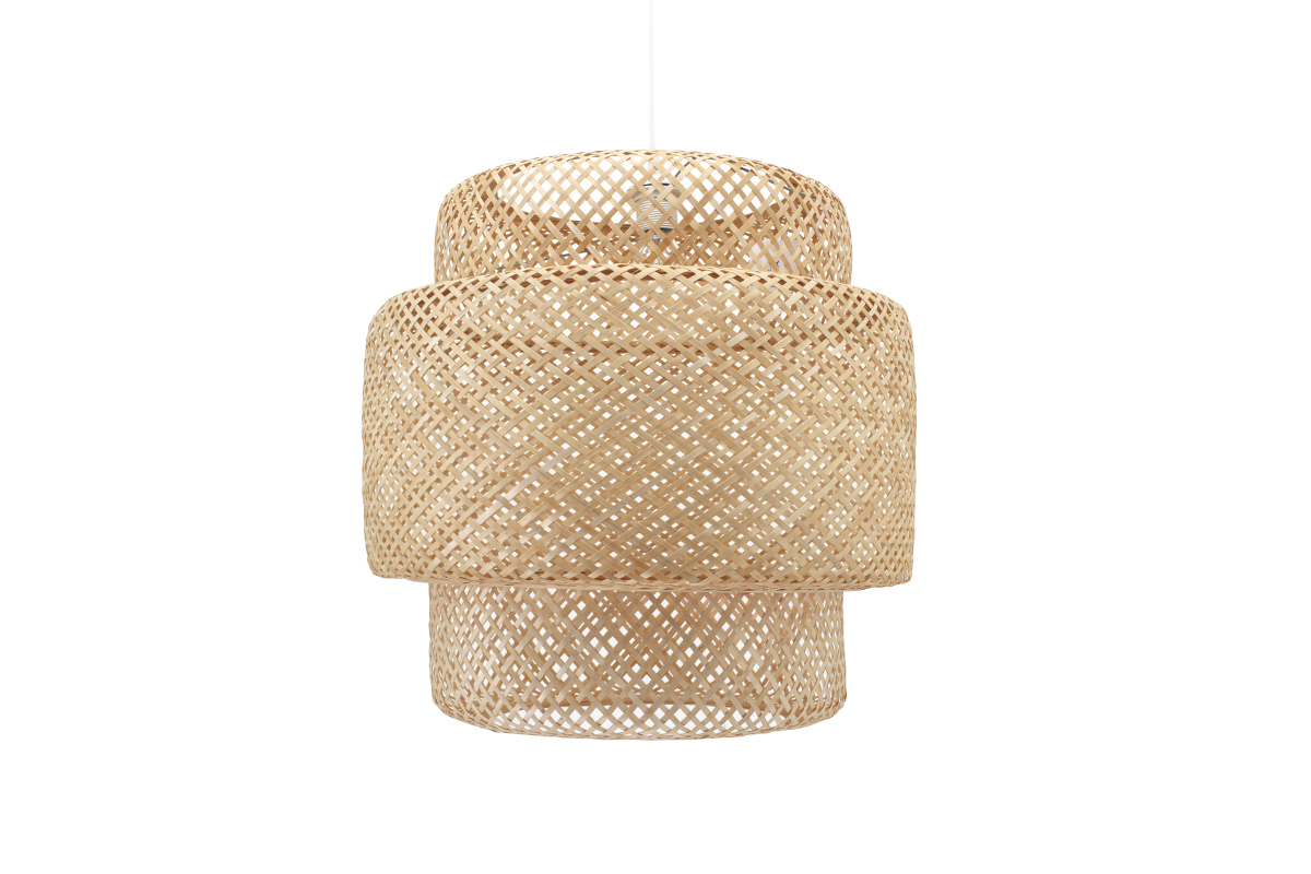 Suspension bohme en bambou tress D50 cm WILD