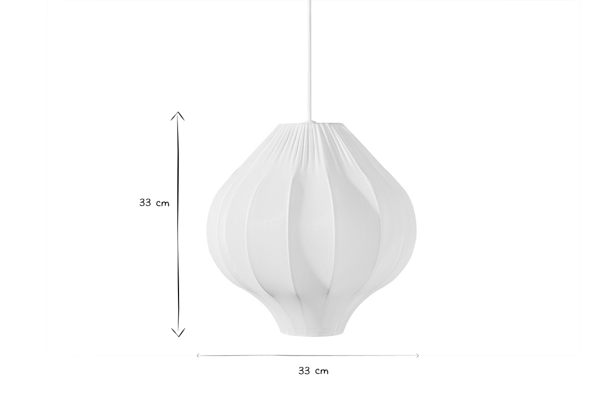 Suspension en tulle blanc L33 cm SHELL