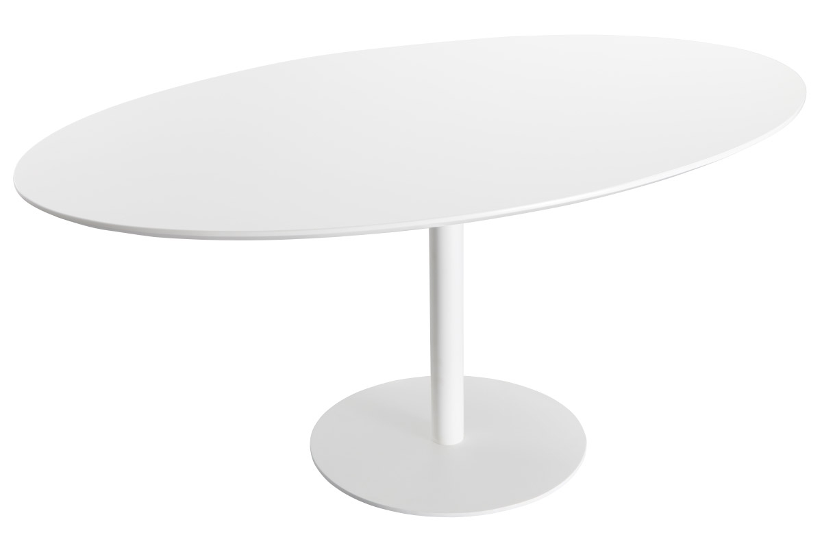 Table  manger design blanche ovale L170 cm HALIA