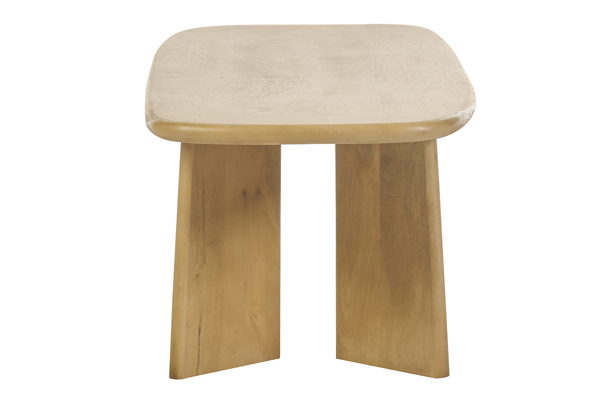 Table basse rectangulaire en bois manguier massif L120 cm SOTA