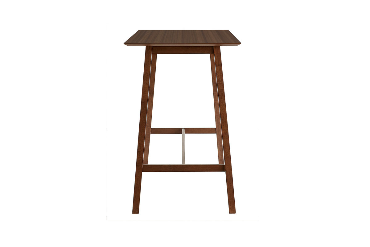 Table de bar noyer L130 cm RUSSELL