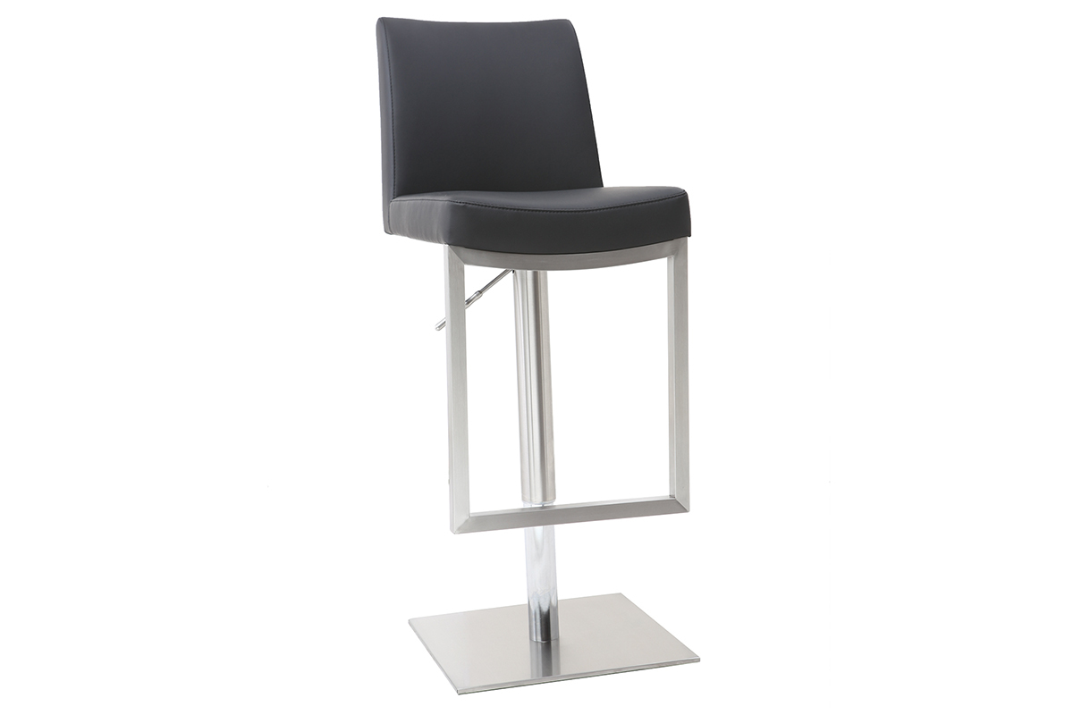 Tabouret de bar design noir KYLE