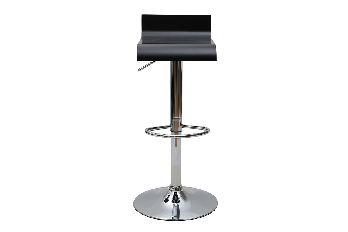 Tabouret de bar design noir SURF V2