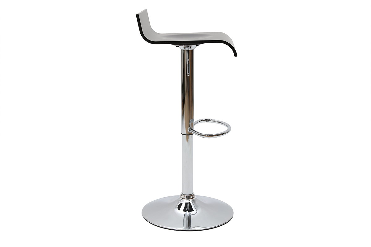 Tabouret de bar design noir SURF V2