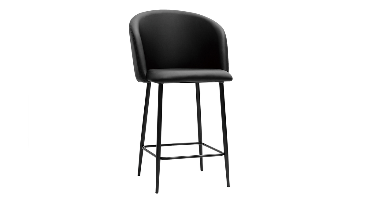 Tabouret de bar design noirs H68 cm VANITY