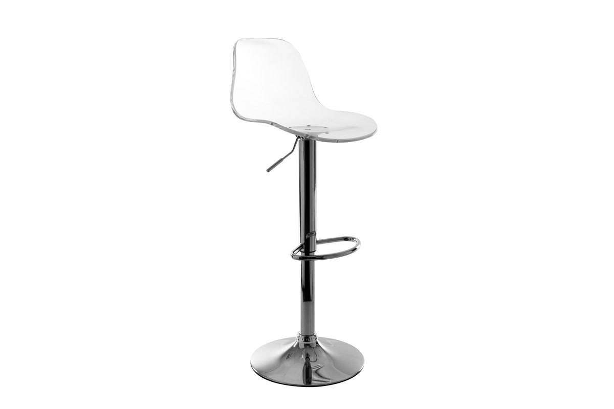 Tabouret de bar transparent GALILEO