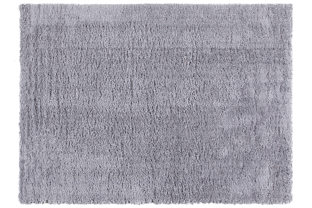 Tapis gris clair 160x230 cm PLUMA