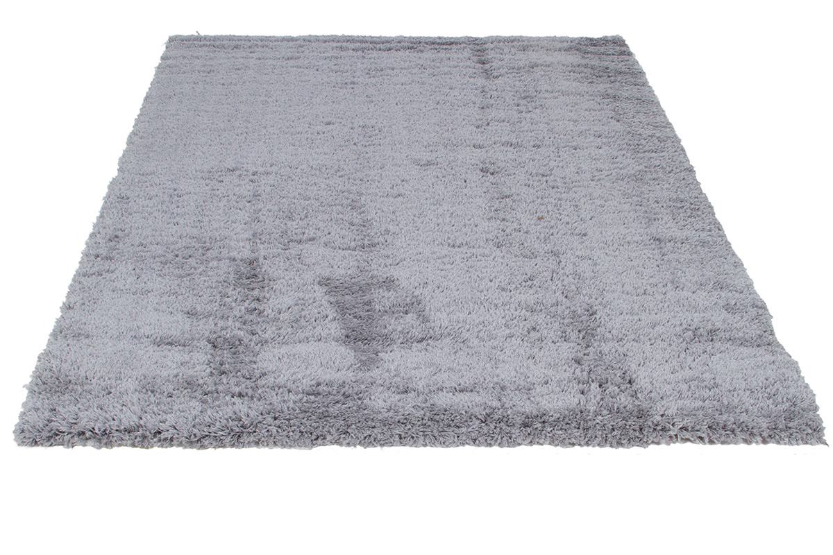 Tapis gris clair 160x230 cm PLUMA